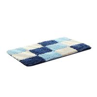 Theoylos Lattice Area Rug Soft Fleece Home Carpet Bedroom Living Room Rloor Mat Window Pad Rectangle Anti-Skid Carpet