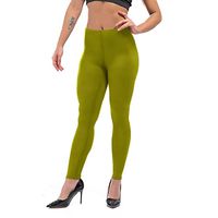 H.Coosy Practical;Cozy Pure Color Black Yoga Pants Tight Leggings Sports Fitness Pants Europe and The United States Women Sexy was Thin Mention Hip Pants Army Green L