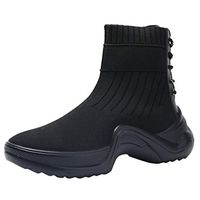 ⭐ Futurelove ⭐ Womens Sneakers Fashion Air Athletic Slip On Lightweight Breathable Shoes for Running, Tennis, Sports, Training, Walking Black