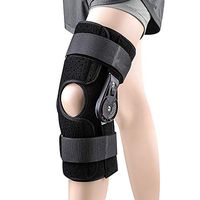 Pevor Hinged Knee Brace Adjustable Hinged Knee Brace Support for Arthritis, Joint Pain, Ligament Strains, Injury Recovery (S)