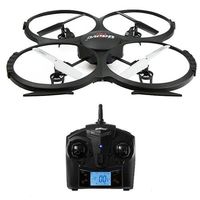 UDI RC Discovery2/U818A Plus FPV Drone with 120 Degree Wide Angle 720p HD Wi-Fi Camera and 2.4GHz Remote Controller