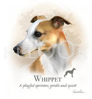 Hi-Look Microfiber Cleaning Cloth, dog design - Whippet