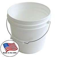 Argee RG502 Bucket, White (Pack of 10)