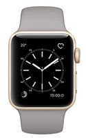 Apple Watch Series 2 38mm Smartwatch (Gold Aluminum Case, Concrete Sport Band) (Renewed)