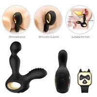 3-in-1 Cordless Remote Control Būtt Plug Vibrating Ańál Stimulator 9 Stimulation Patterns, Rechargeable Próstátê Massager for Man Portable Couples Gà-y Exciting Ań-ál Plug Massage Tool Tshirt