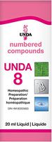 UNDA - UNDA 8 Numbered Compounds - Homeopathic Preparation - 0.7 fl. oz.