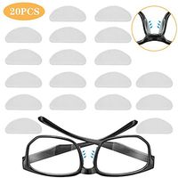 20 PCS Nose Pads for Eyeglasses Silicone Adhesive Eyeglass Nose Pads
