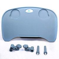 LMEIL Wheelchair Lap Tray Table Accessories Portable Universal Trays Desk Fit for Manual Powered or Electric Wheelchairs for Disabled Eating, with Cup Holder