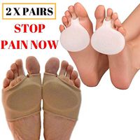 Metatarsal Pads by MEDIZED| Ball of Foot Cushions Gel Pad All Day Pain Relief and Comfort One Size Fits Shoe Inserts for Women and Men (Metatarsal Sock & Gel Pad)