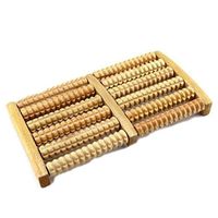 theoneshop66 Wood Roller 6 Raw Wooden Foot Massager Stress Relief HealthTherapy Relax Home