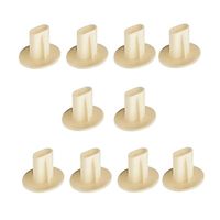 C&E CNE78008 RG6 Dual Feed Through Bushing, Clear, 10-Pack