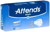 15153104 Adult Incontinent Brief Attends Tab Closure Small Disposable Heavy Absorbency