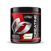 Muscle Feast Creapure Creatine Monohydrate Powder | Premium Pre-Workout or Post-Workout | Easy to Mix, Gluten-Free, Safe and Pure, Kosher Certified (300g, Fruit Punch)