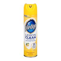 Pledge Lemon Clean Furniture Spray - 9.7 oz