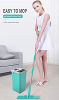 JYKJ Household Mop Hand-free Cleaning Mop Kitchen Floor Cleaning Household Furniture Floor Mop Kitchen Cleaning Microfiber Mop Bucket Set
