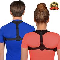 Back Brace Posture Corrector for Women and Men: Adjustable Back Straightener, Comfortable Upper, Back Posture Trainer for Correction and Alignment, Neck Pain Relief (Size (XS-M))