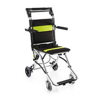 Xiao Jian Wheelchair - Aluminum Alloy Lightweight Folding Hand Push Wheelchair Scooter for Elderly Disabled Wheelchair