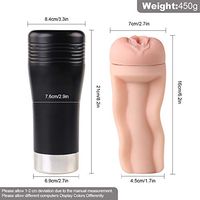 Geloo Pocket Cüp for Women Püsseys Ströcker Sleeve Cüp Woman Realistic Love Döles for Men Adults Toy