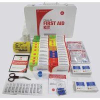 First Aid Kit, Metal Case, Industrial, 50 Person