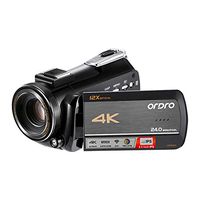 4K Video Camcorder, Ordro 4K UHD Digital WiFi Video Recording Camera with 12X Optical Zoom / 3.1 Inch IPS Touch Screen / 100X Digital Zoom/APP Control by Emperor of Gadgets