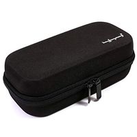 Vianber Insulin Portable Cooler Case with Temperature Display EVA Hardshell Waterproof Medical Supplies for The Diabetic with No Ice Packs Black