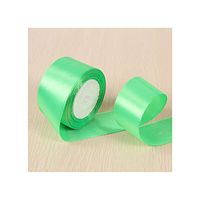 White Pink Black Blue Red Green Purple Yellow Satin Ribbons Christmas Halloween Wedding Birthday Party Gift Box Wrapping Ribbons,Fruit Green,40Mm