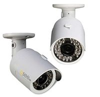 Q-See 1080p Analog Add-on Bullet Surveillance Camera, 2-pack