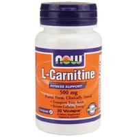 Now Foods L-Carnitine 500 mg - 30 Vcaps 6 Pack
