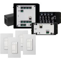 ON-Q Digital Audio 4 Room Single Source Kit White (AU7154-WH)