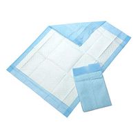 Medline Disposable Fluff-Filled Underpads, Moisture Protection, 17 X 24 Inch, 10 Count
