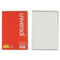 Universal 76620 60-Sheet Wirebound 6x9 Gregg Ruled Steno Book