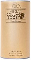 Fusion Naturals: Vegan Collagen Booster - Plant Based Collagen Supplement - 20 Servings - Support Collagen Density, Improve Skin Texture, Promote Joint Health