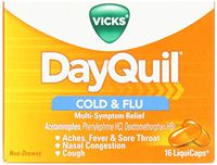DayQuil Cold and Flu LiquiCaps 16 Ct. (Pack of 3)