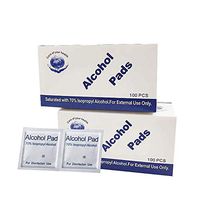 Disposable Alcohol Cotton Tablet, Outdoor Travel Wipes 3cm 6cm 200 pcs Individually Packed for Computer, Mobile Phone, Digital Camera