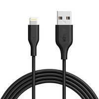 iPhone Charger, Anker Powerline 6ft Lightning Cable, MFi Certified USB Charge/Sync Cord for iPhone 11 / XS/XS Max/XR/X / 8/8 Plus / 7/7 Plus / 6/6 Plus / 5s / iPad, and More