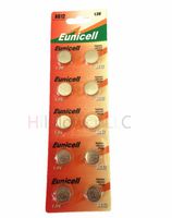 Hillflower 100 Piece AG12 LR43 LR1142 G12 386A 301 186 Card 0% Hg 1.5V Long Duration Alkaline New Battery