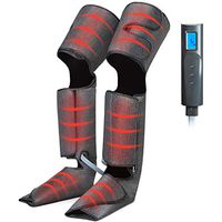 Massage Boots Machine, Leg Air Massager For Circulation Sequential Compression Wraps, Thigh And Calf Massager With Knee Heating, Foot And Calf Massage With Handheld Controller, Foot Massager Leg Wraps