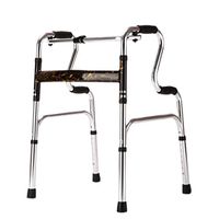 Yadianna Cozy Aluminum Walker Elderly Walker Rehabilitation Equipment Walker Four-Legged Walking Stick Cane Non-Slip Walking Stick with Hospital