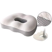 DPS&RXX Seat Comfort Seat for Back Pain & Sciatica Relief Cushion - Lightweight & Portable - Home, Office & Car Wheelchair Use,XL