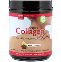 Hydrolyzed Super Bovine Collagen Powder Berry Lemon 6000 g Type 1 & 3 Skin Hair Nails Joint Support Non GMO 1.2 lbs 539 g