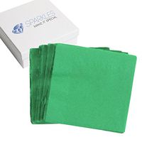 Sparkles Make It Special 50 pcs 2-Ply 5" inch Paper Napkins - Emerald Green - Cocktail Drink Party Wedding Reception