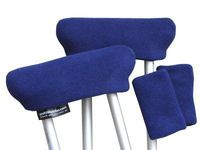 CrutchBuddies Blue Crutch Covers and Crutch Pads Made in USA, Veteran Owned