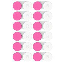 Contact Lens Cases 12 Pack. One Year Bulk Supply. Tweezers and Applicator Set Included. Protect Your Eyes by Changing Your Lens Case Monthly