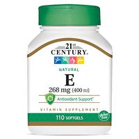 21st Century E 400 I.U. Natural (D-Alpha) Softgels, 110-Count