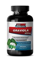 Energy Booster Supplements - GRAVIOLA 650MG - Graviola Maximize - 1 Bottle (100 Capsules)