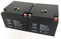 12V 26Ah Replacement Battery for CSB EVX12260, EVX 12260 (2 Pack) (SPS Brand)