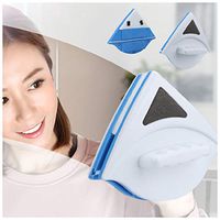 Double-Sided Window Cleaner Glass Wiper Surface Cleaning Tool for High-Rise Single Glazed Windows with 3-8mm/5-12mm Thickness (3-8mm)