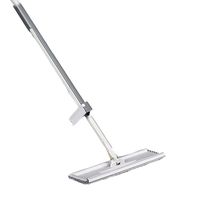 SHPING Mops Flat mop, 360 degree free rotation, 4 microfiber replacement cloth, steel pipe, hand-free, suitable for all kinds of floor cleaning (Size : A)