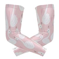 ZZKKO Princess Swan Cooling Arm Sleeves Cover Uv Sun Protection for Men Women Running Golf Cycling Arm Warmer Sleeves 1 Pair