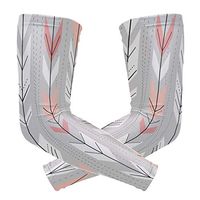 LEVEIS Small Arrow Arm Sleeves UV Protection for Men Women Sunblock Protective Gloves Running Golf Cycling Driving Long Arm Cover 1 Pair